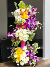 2 Feet Orchids and Roses Arrangement